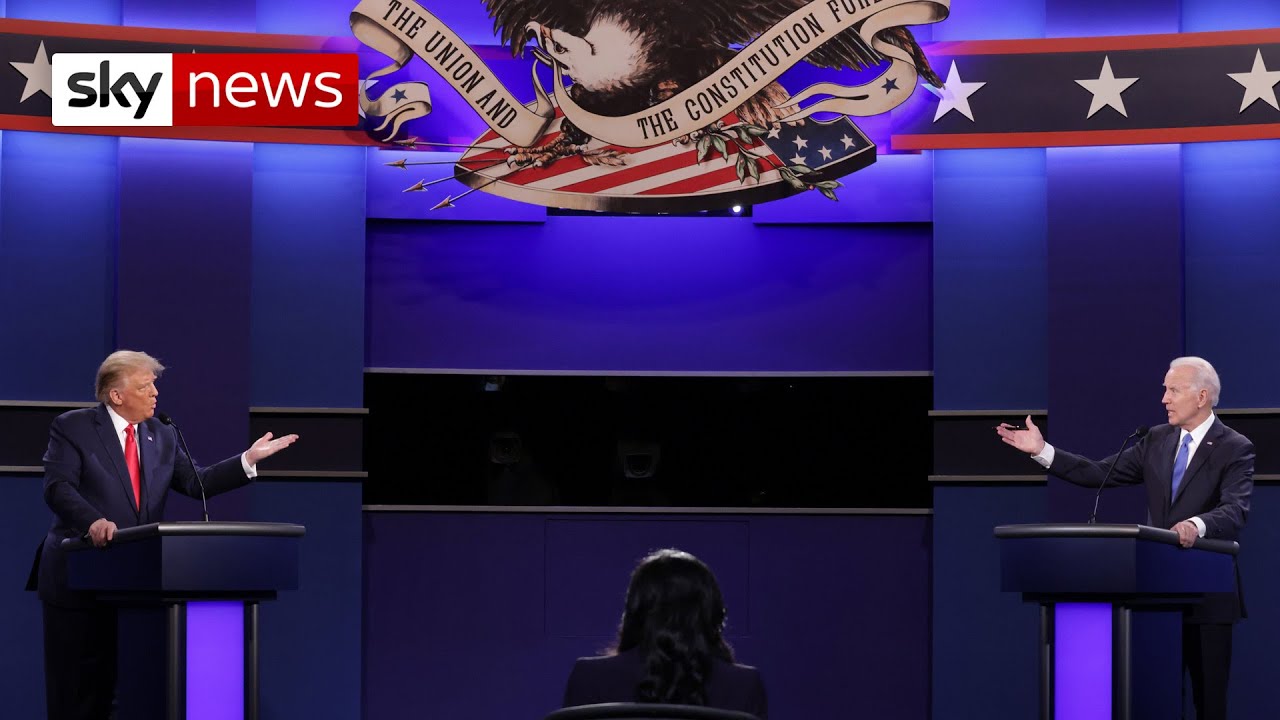 Trump and Biden face off in final US presidential debate