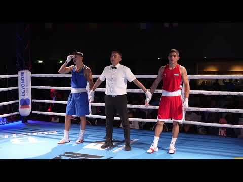 Асахуджа Майдинхуджаев УЗБЕКИСТАН vs  Аблайхан Жусупов КАЗАХСТАН Бокс турнир в Эйндховене