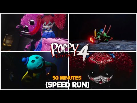 Poppy Playtime Chapter 4 - Full Gameplay Walkthrough (Speed Run)