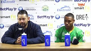 Rueda de prensa de Real Cundinamarca tras su partido con Cúcuta