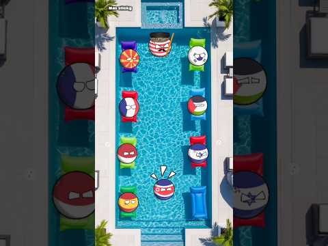 AYO ‼️ SELAMATKAN PELAMPUNG YANG KEMPES - Part 8 #shorts #short #countryballs
