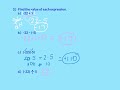Operations with Negative Numbers and Expressions