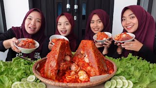FULL SQUAD‼️😆 MUKBANG BAKSO TUMPENG BERANAK LAVA MERCON BARENG BESTIE | NOCUTCOEDIT🔥