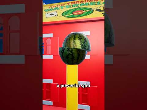 How to Throw a Card Through a Watermelon 🍉