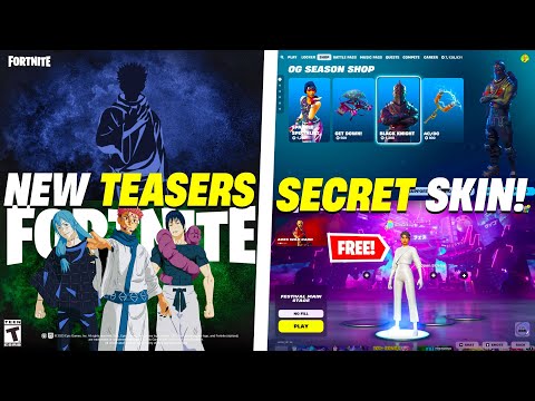 FORTNITE NEWS UPDATE! (Sukuna TEASER, Season 2 LEAKS, SECRET White Default)