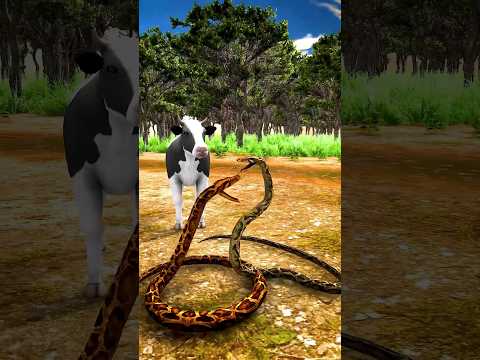 गाय और नागिन की कहानी || naagin ne gaay ke bache ko kat liya #viral #shorts
