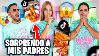 SORPRENDO A MIS PADRES CON UNA RECETA DE TIKTOK / El mundo de Indy