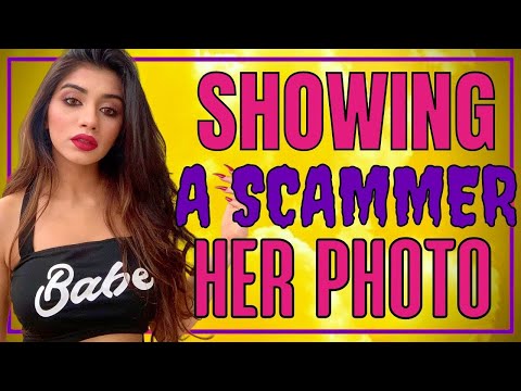 I Showed a GIRL Scammer Her Own Pictures & She FREAKED OUT!!!