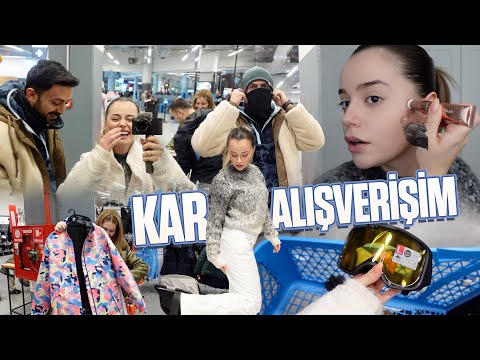 KAR TATİLİ İÇİN ALIŞVERİŞİM🦋 Neler aldım? +GÜNLÜK VLOG🫶🏻