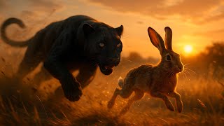 Chasing hares with Luna the panther and Venza 😸(ENG SUB)