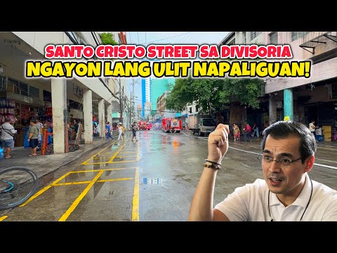 SANTO CRISTO STREET NGAYON LANG ULIT NAKATIKIM NG LIGO!