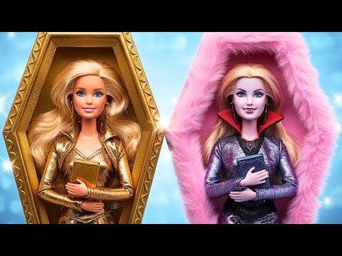 Hari Pertama Barbie di SEKOLAH VAMPIRE! 🖤 Kehidupan Vampir yang Relevan & Lucu