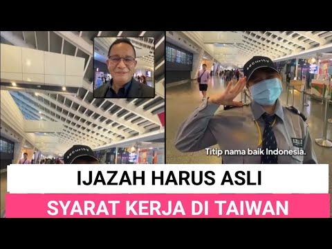 SECURITY DI TAIWAN ASAL INDONESIA BERTEMU ANIES, BEBERKAN SYARAT KERJA DI TAIWAN