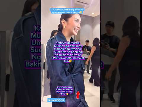 Kathryn busog daw kaya medyo malaki tiyan🤔#celebrity #actor #showbizph #kathiel