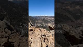 4 Mile Hike Near Denver with Incredible Mountain Views | Floyd Hill Open Space 🏔️❄️