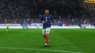 France  VS Brazil | Friendly  Match | 4K ULTRA HD GAMEPLAY