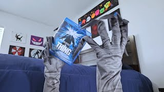 Bed Monster tries to watch a movie
