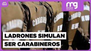 Con uniformes y furgón falso: Ladrones se disfrazan de carabineros y protagonizan millonario robo