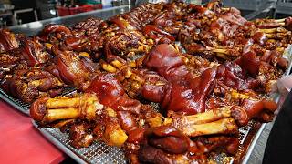 족발 끝판왕! 밤마다 침샘 터진다는? 역대급 쫀득한 인기 왕족발 / Braised Pig's Trotters Jokbal / Korean street food