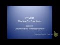 Understanding Linear Functions and Relationships