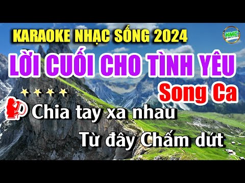 Karaoke Lời Cuối Cho Tình Yêu Song Ca Dễ Hát | Nhạc Sống Minh Công