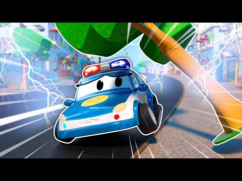 POLICE CAR got hurt during a STORM! | Car Repair