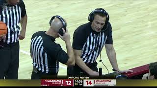 2026 Jan 17  #18 Alabama Crimson Tide vs Oklahoma OU Sooners Men's College Basketball