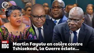 Urgent: Martin Fayulu en colère contre Tshisekedi. Guerre totale pour la vérité des urnes