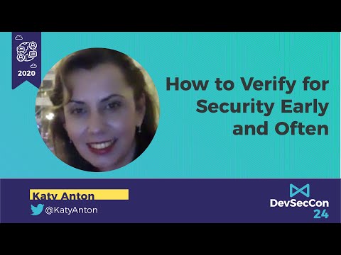 How to Verify for Security Early and Often