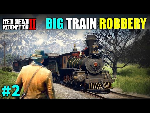 BIG TRAIN ROBBERY | RED DEAD REDEMPTION 2 GAMEPLAY