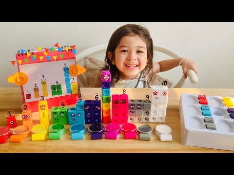 Learn Math with Gabby | Numberblocks Stampoline Park | Baby Playful #addition #funmath