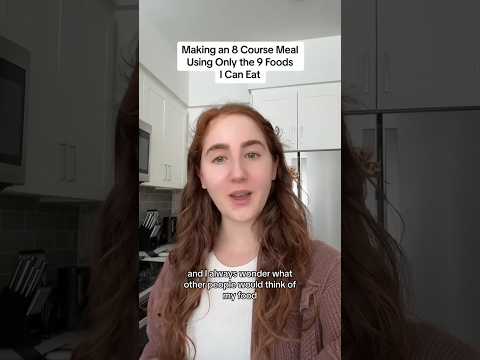 8 course meal using only the 9 foods I can eat