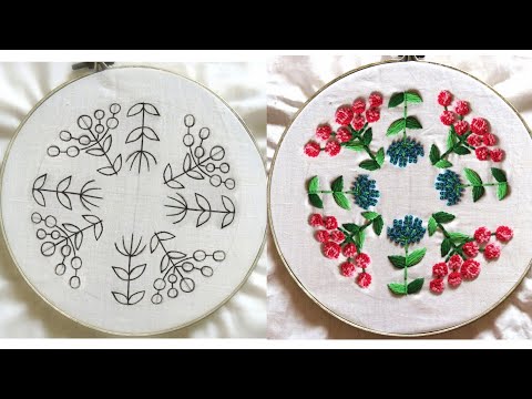 Amazing Hand Embroidery Tutorial।।Embroidery Work For...