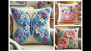 Crochet Cushion Design Inspirations | Cozy & Stylish#design #cushion #crochet