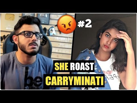 Carryminati Got Roasted By Tiktok Girl Again !!