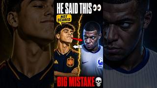 Cubarsí Said Mbappé Doesn't Scare Him… 👀 #Mbappe #Cubarsi #WorldCup #France #Spain #Soccer #Shorts