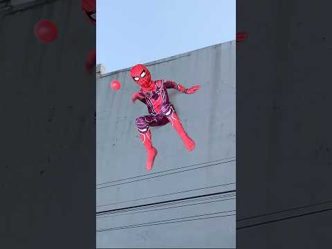 Drama Lucu Spiderman Panjat Tembok, Begini Caranya Editnya #superhero #spiderman