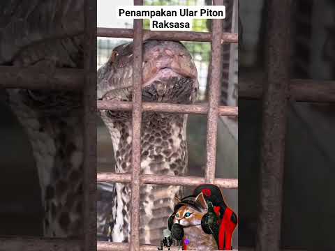 Piton berukuran RAKSASA #animals #shortvideo #hewan