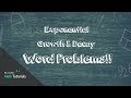 Exponential Growth and Decay Problem Solving