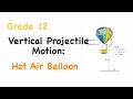Hot Air Balloon Motion Concepts