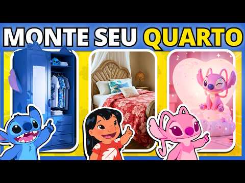 🛏️🌊 MONTE SEU QUARTO DOS SONHOS | LILO E STITCH | 💭 Jogo das Escolhas | #buuquiz #quiz