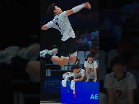 He Serves Cannon Ball💣💣 #yujinishida #龍神nippon #西田有志 #ryujinnippon #volleyball #vnl2022 #石川祐希