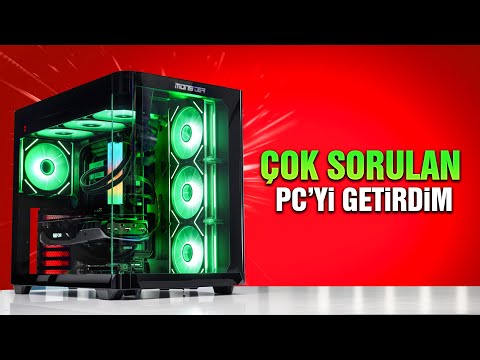 O MERAK EDİLEN BİLGİSAYARI GETİRDİM. | Monster Masaüstü PC İncelemesi