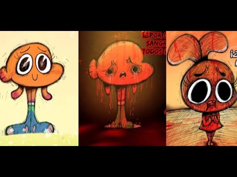 Darwin el pez adorable (horror cómic narrado) #elincreiblemundodegumball #gumball #creepypasta