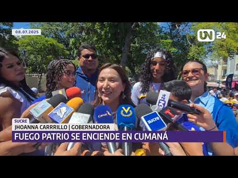 Sucre enciende el Fuego Patrio de los juegos estudiantiles