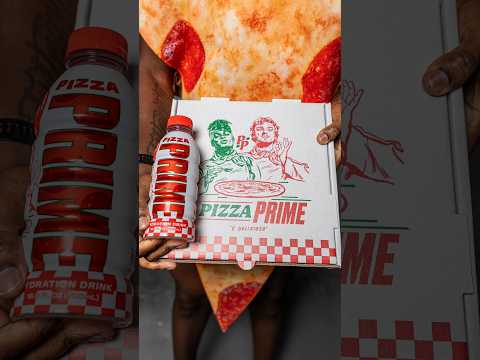 NEW PIZZA PRIME HYDRATION!! #drinkprime #ksi #loganpaul #lunchly #prime #shorts