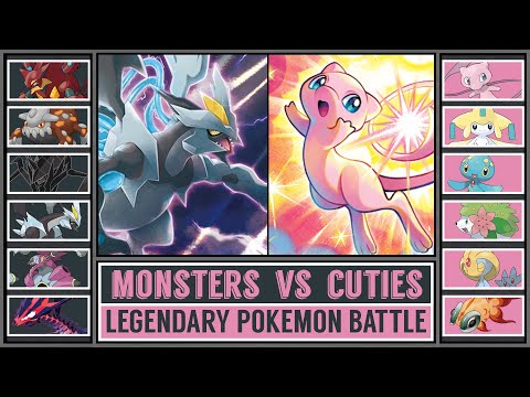 Legendary Pokémon Battle: MONSTERS vs CUTIES