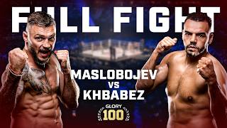 REMATCH for the Light Heavyweight Title 🏆  Sergej Maslobojev vs. Tarik Khbabez 2 | GLORY 100