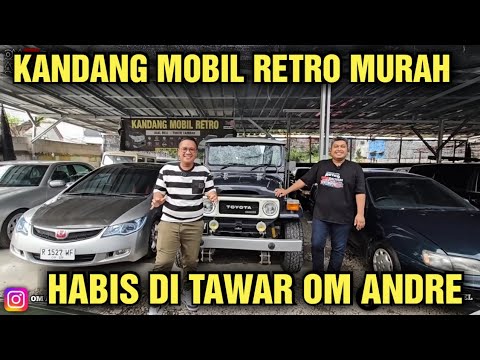 MURAH NI HARGA MOBIL BEKAS DI SHOWROOM  KANDANG MOBIL RETRO DI TAWAR OM ANDRE