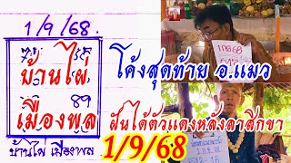 บ้านไผ่เมืองพล“โค้งสุดท้ายอ.เเมว”ปู่เเพ-กลางน้ำลาสึกขาเเล้วฝันดี1/9/68ลุ้นรับโชคตรงๆๆ